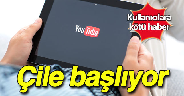 Youtube kullanıcılarına kötü haber