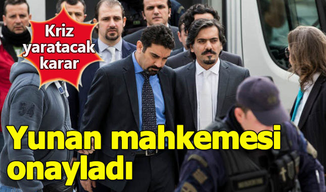 Yunanistan 8 FETÖ üyesi askerin sığınma talebini onayladı