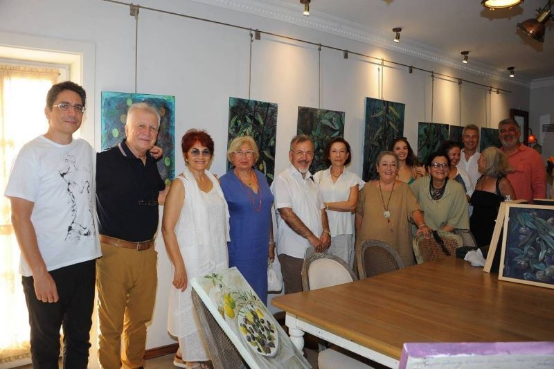 ZEYTİNE SANATLA CANSUYU: ŞEYDA GÜRSOY ÇOBAN'DAN “ZEYTİNE UMUT” SERGİSİ