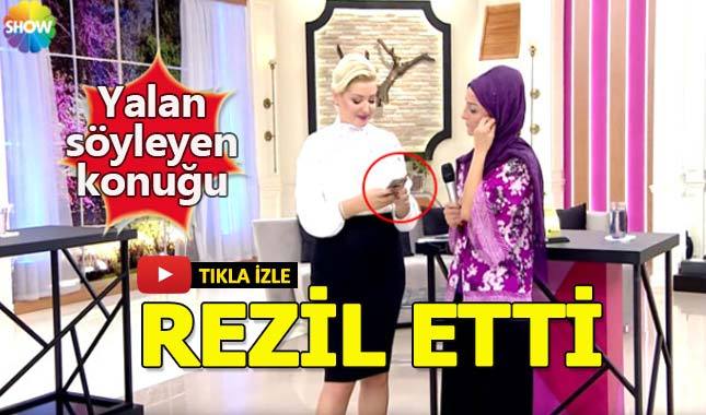 Zahide Yetiş, yalan söyleyen gelini canlı yayında fırçaladı