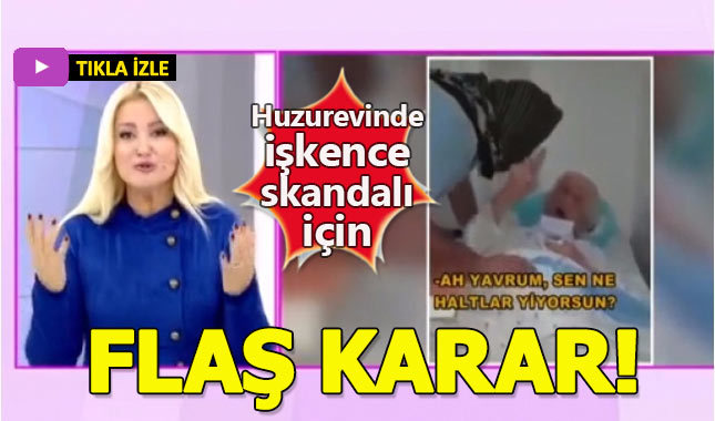 Zahide Yetiş'in ortaya çıkardığı huzurevi skandalında flaş gelişme
