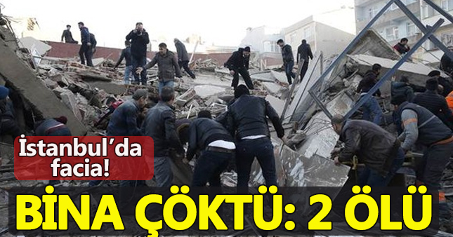 Zeyntinburnu son dakika | Zeytinburnu'nda bina çöktü | Bina çökme anı