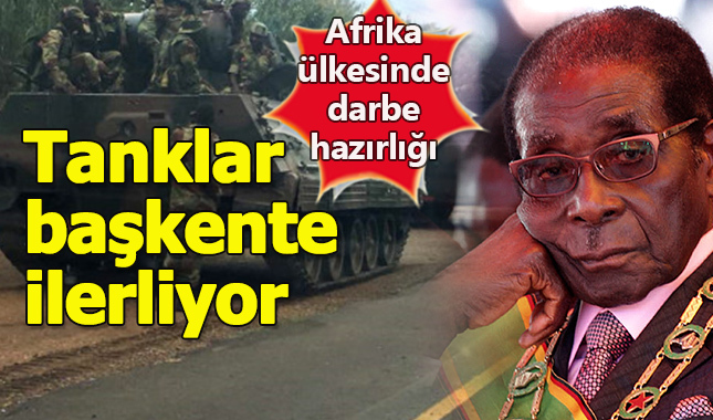 Zimbabve'de tanklar sokaklara çıktı, ülkede darbenin ayak sesleri