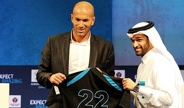 Zinedine Zidane Katar yolcusu