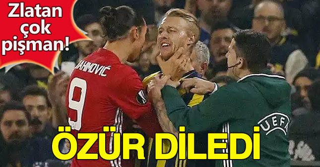 Zlatan Ibrahimovic özür diledi