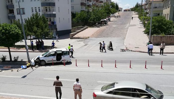 Kayseri'de hafif ticari aracın çarptığı bisikletli çocuk yaşamını yitirdi
