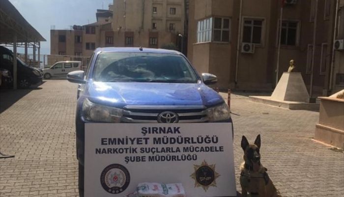 Şırnak'ta 82 kilogram eroin ele geçirildi