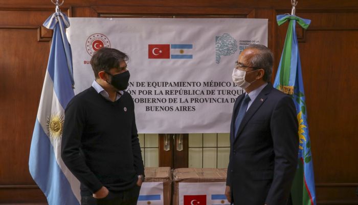 Türkiye’den Arjantin’in Kovid-19 salgınıyla mücadelesine destek
