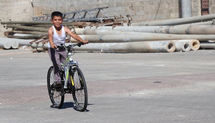 Şanlıurfa'da kaybolduktan 5 gün sonra bulunan çocuk bisiklet hayaline kavuştu