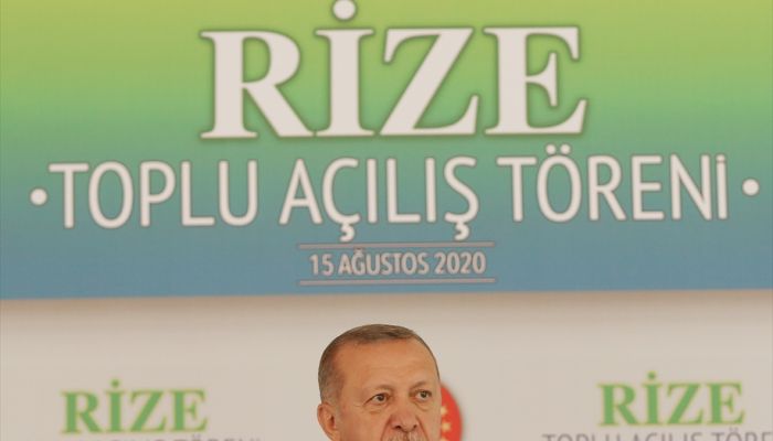 Cumhurbaşkanı Erdoğan: "Doğu Akdeniz'de, Libya'da, Ege'de haklarımızı sonuna kadar korumaya odaklandık."
