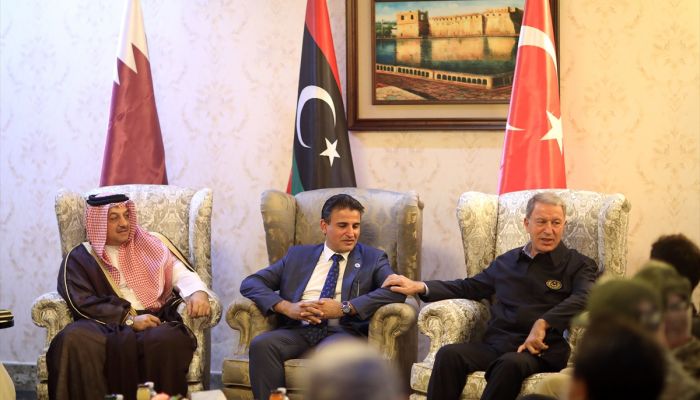 Bakan Akar: "Libyalı kardeşlerimizi haklı davalarında desteklemek suretiyle istenilen sonuçlara ulaşacağımıza inanıyoruz."