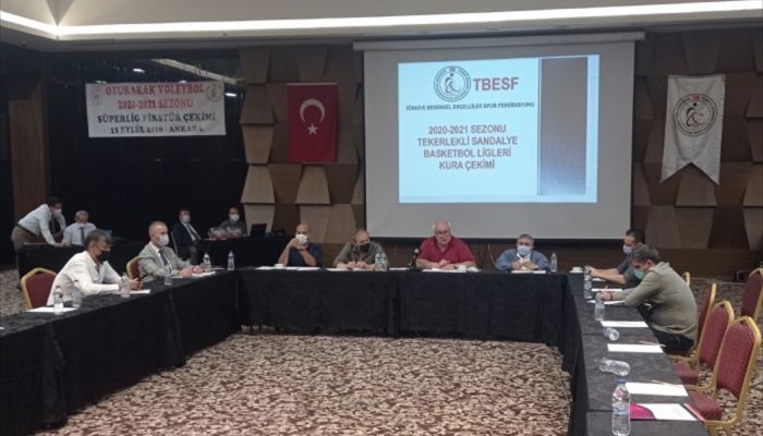 Tekerlekli sandalye basketbol ve oturarak voleybol liglerinde 2020-2021 sezonu fikstürü çekildi