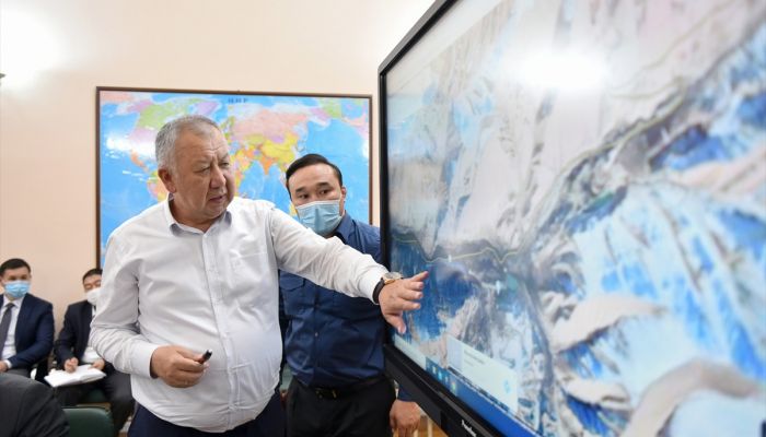 Kırgızistan'da kömür ocakları mevkisinde heyelan yaşandı
