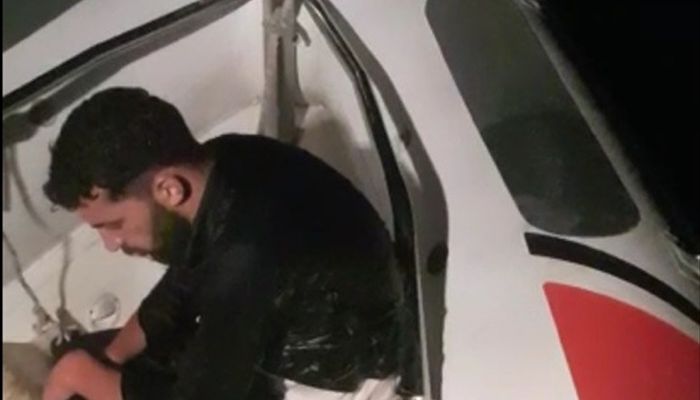 Aydın'da Yunanistan'a yüzerek gitmeye çalışan düzensiz göçmen fotokapan sayesinde yakalandı