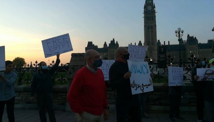 Kanada’da Mısır’daki Sisi karşıtı eylemlere destek gösterileri yapıldı
