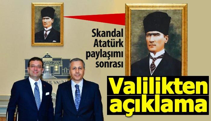 İstanbul Valiliğinden skandal Atatürk paylaşımı