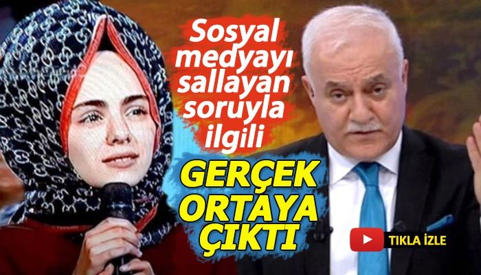 Nihat Hatipoğlu'na sorulan namaz sorusuyla ilgili gerçek