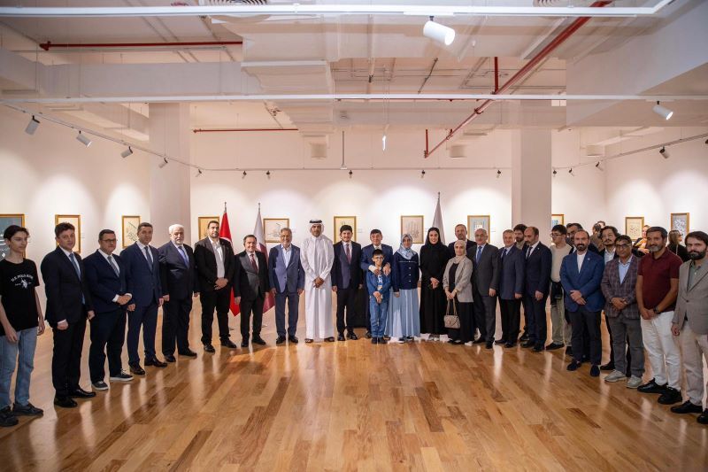 Âdil-i Mutlak Hat Eserleri Sergisi Katar'a Taşındı