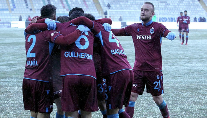 Trabzonspor kupada yarı finale yükseldi