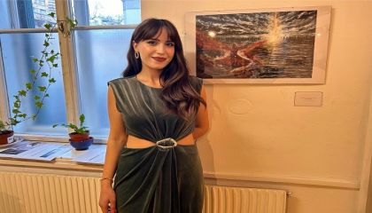  Ressam Şerivan Tutuş'un, Viyana'daki Resim Sergisi Yoğun Bir Katılımla Açıldı