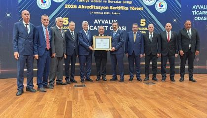 Ayvalık Ticaret Odası'nın Hizmet Kalitesi 4. Kez Tescillendi