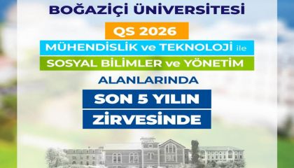 Boğaziçi Üniversitesi'nden uluslararası alanda dikkat çekici başarı