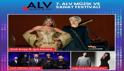 Emir Ersoy ve Işın Karaca, ALV Müzik ve Sanat Festivali'nin Finalinde Aynı Sahnede