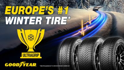 Goodyear, Avrupa genelinde kış lastiği performansında zirveye yerleşti