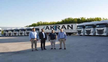 Haser Motorlu Taşıtlar'dan Akran Lojistik'e 60 Adet IVECO S-WAY Çekici