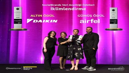 İklimlendirme sektörünün zirvesi Daikin, Brandverse Awards'tan çifte ödülle döndü