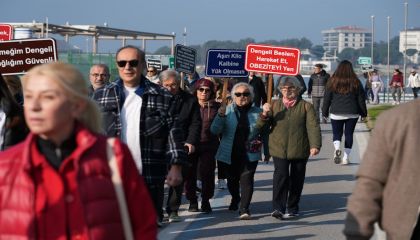 KADIKÖY'DE OBEZİTE FARKINDALIK YÜRÜYÜŞÜ