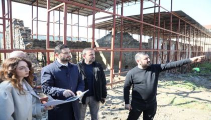 KÂĞITHANE KASRI'NDA TARİHÎ MİRASA RESTORASYON DOKUNUŞU