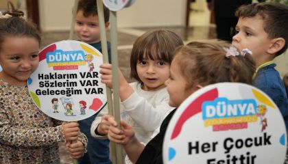 Kadıköylü miniklerden çocuk hakları mesajı