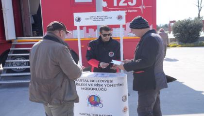 Kartal Belediyesi'nden Afet Farkındalığı Çalışması