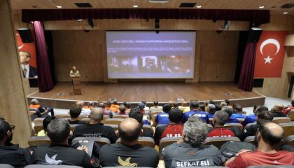 Kartal'da Afette görev yapacak AFAD Kayseri ekipleri ile Kartal Ekipleri buluştu