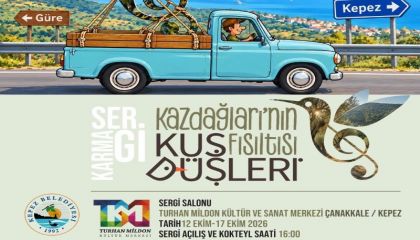 “Kaz Dağları'nın Fısıltısı Kuş Düşleri” Sergisi Kepez'de Sanatseverlerle Buluşuyor
