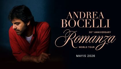 Maestro Andrea Bocelli, 30 Mayıs'ta İstanbul'da sahne alacak