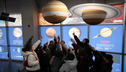 Mamak'ta Öğrenciler İçin Uzay ve Bilim Deneyimi