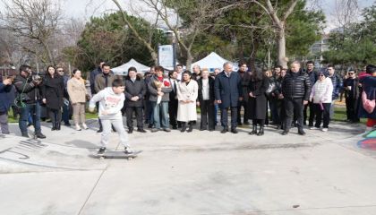 Mattia Ahmet Minguzzi'nin adı Kalamış Kaykay Parkı'nda yaşayacak