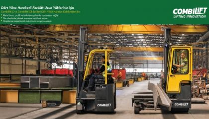 MetalExpo'da Dört Yöne Hareket Edebilen Combilift