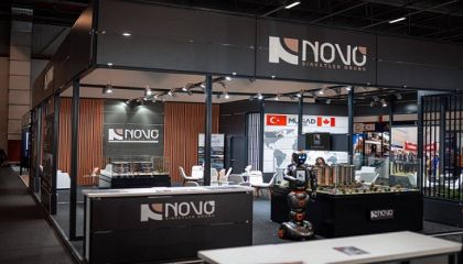 Novo, inşaat sektörünün ilk insansı robot satış uzmanı “Astra”yı MÜSİAD Expo'da tanıttı