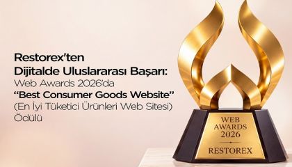 Restorex Dijitalde Dünya Sahnesinde: Webawards 2026'dan Uluslararası Ödül