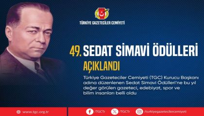 TGC 49. Sedat Simavi Ödülleri açıklandı