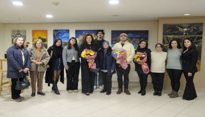 ‘Tesadüf 3' Resim Sergisi Kartal'da Açıldı