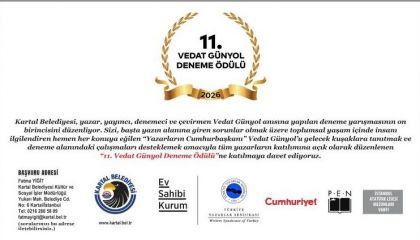 Vedat Günyol 11. Deneme Ödülü Başvuruları Başladı