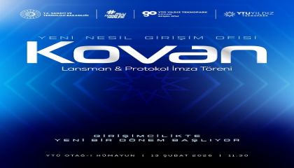 YTÜ Yıldız Teknopark ve Kovan A.Ş.'den Türkiye'de Bir İlk