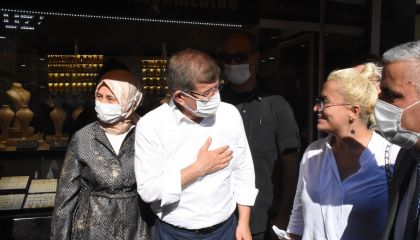 Gelecek Partisi Genel Başkanı Davutoğlu, partisinin Çaycuma ilçe teşkilat binasını açtı