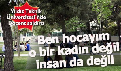 Yıldız Teknik Üniversitesi'nde Doçent saldırısı: Ben hocayım, o bir kadın değil, insan da değil!