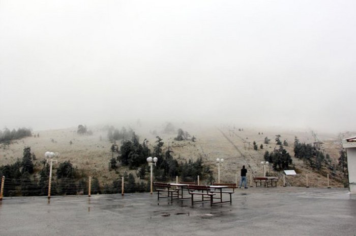 Yaz bitti, kar geldi... Yılın ilk karı yağdı A24