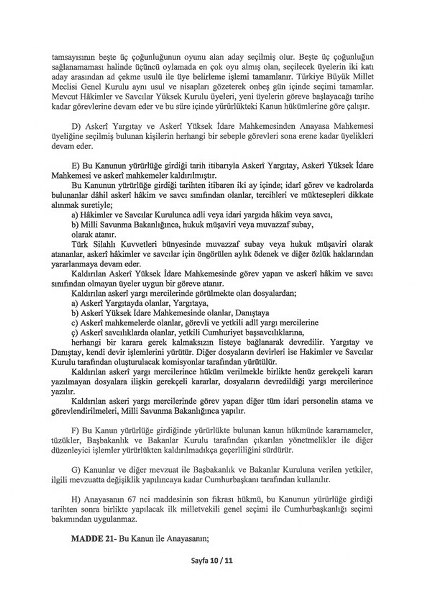 İşte madde madde yeni anayasa teklifi l Anayasa teklifinin tam metni yayınlandı A24